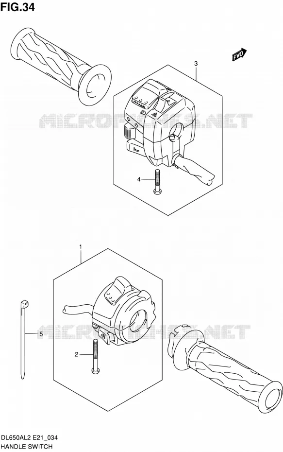 COMMODOS Suzuki MOTO 650 V-STROM 2012  DL650AUE L2 (E21)