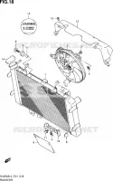 RADIATEUR (DL650AL3 E21) pour Suzuki V-STROM 650 2013