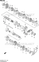 TRANSMISSION pour Suzuki V-STROM 650 2013