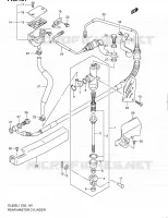 MAITRE CYLINDRE ARRIERE (DL650AL1 E19) pour Suzuki V-STROM 650 2011