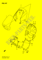 COUVERCLE DE PHARE (VZR1800L2 E02) pour Suzuki INTRUDER 1800 2012