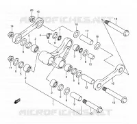 BIELLETTE D'AMORTISSEUR pour Suzuki DR-Z 400 2003