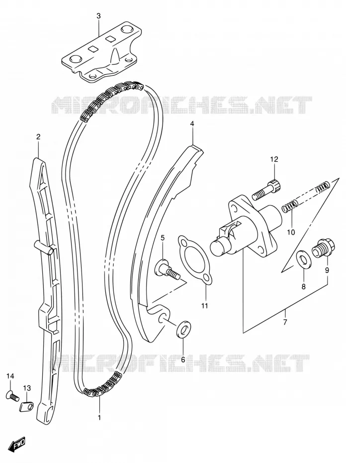 DISTRIBUTION Suzuki MOTO 400 DR-Z 2003  DR-Z400EK3(E24)