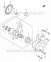 POMPE A EAU pour Suzuki DR-Z 400 2001