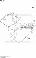 CARENAGES ARRIERE (DR Z400SL2 E33) pour Suzuki DR-Z 400 2012