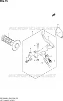 ENSEMBLE LEVIER   POIGNEE GAUCHE (DR Z400SL3 E03) pour Suzuki DR-Z 400 2013