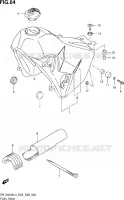 RESERVOIR D'ESSENCE (DR Z400SL3 E33) pour Suzuki DR-Z 400 2013