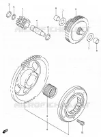 ROUE LIBRE DE DEMARREUR pour Suzuki DR-Z 400 2000