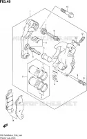 ETRIER DE FREIN AVANT pour Suzuki DR-Z 400 2013