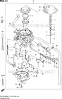CARBURATEUR (DR Z400SML4 E33) pour Suzuki DR-Z 400 2014