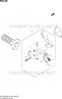 ENSEMBLE LEVIER   POIGNEE GAUCHE pour Suzuki DR-Z 400 2014