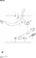 BEQUILLE pour Suzuki DR-Z 70 2015