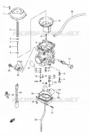 CARBURATEUR (MODELE V/W/X/Y) pour Suzuki DR 125 1997