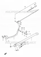 BEQUILLE (MODELE V/W/X/Y) pour Suzuki DR 125 1999