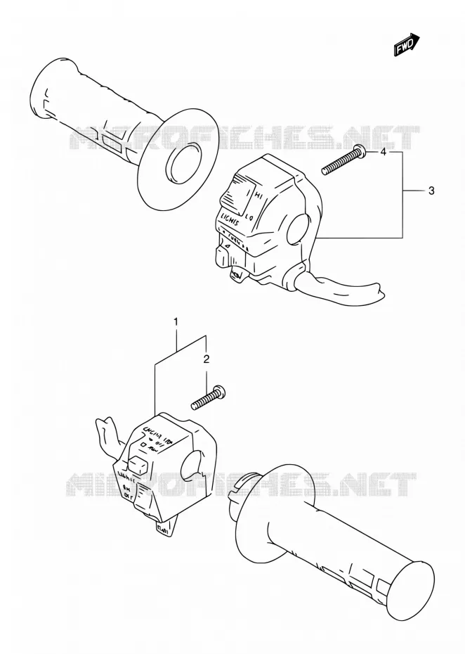 COMMODOS Suzuki MOTO 125 DR 1999  DR125SEX/DR125SEUX
