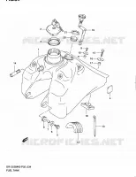 RESERVOIR D'ESSENCE pour Suzuki DR 125 2009
