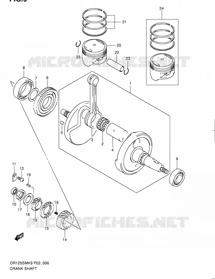 VILEBREQUIN Suzuki MOTO 125 DR 2010  DR125SML0(E02)