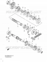 TRANSMISSION pour Suzuki DR 125 2010