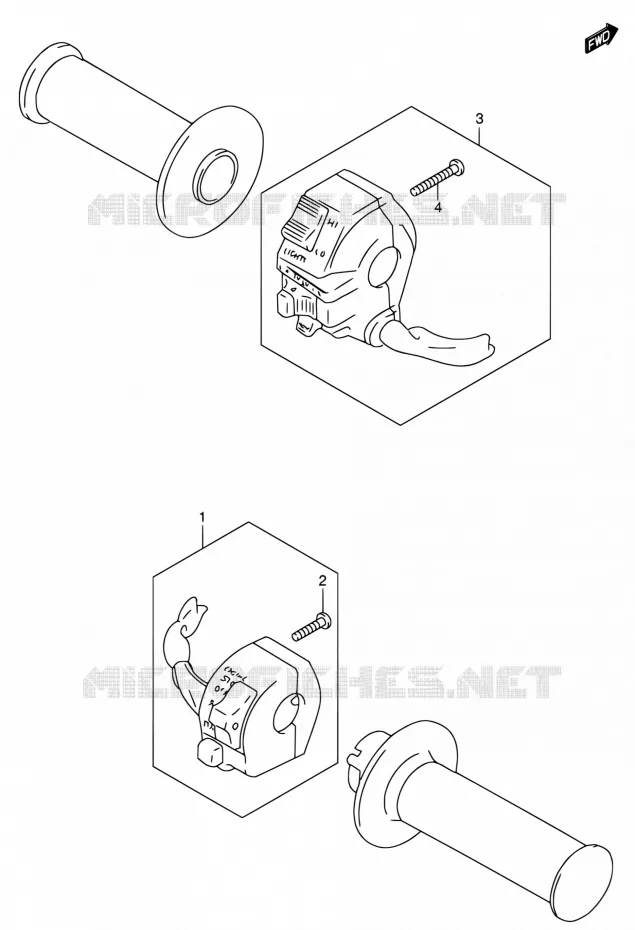 COMMODOS Suzuki MOTO 200 DR 2001  DR200SE K1 (E03,E28,E33)
