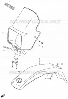 SUPPORT   CARENAGES DE PHARE pour Suzuki DR 200 2002