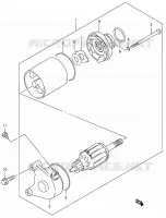 DEMARREUR (MODELE K2/K3/K4/K5) pour Suzuki DR 200 2005