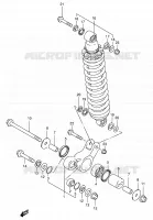 BIELLETTE D'AMORTISSEUR pour Suzuki DR 200 2005