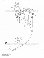 COMPTEUR (MODEL K2/K3/K4/K5 E06,E24) pour Suzuki DR 200 2005