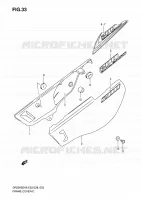 CARENAGES ARRIERE (MODEL K6/K7/K8) pour Suzuki DR 200 2006