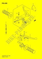 ENSEMBLE LEVIERS   POIGNEES (MODEL L0 E06) pour Suzuki DR 200 2006
