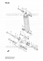 BIELLETTE D'AMORTISSEUR pour Suzuki DR 200 2009