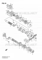 TRANSMISSION pour Suzuki DR 200 2010