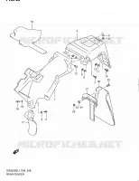 GARDE BOUE ARRIERE pour Suzuki DR 200 2011