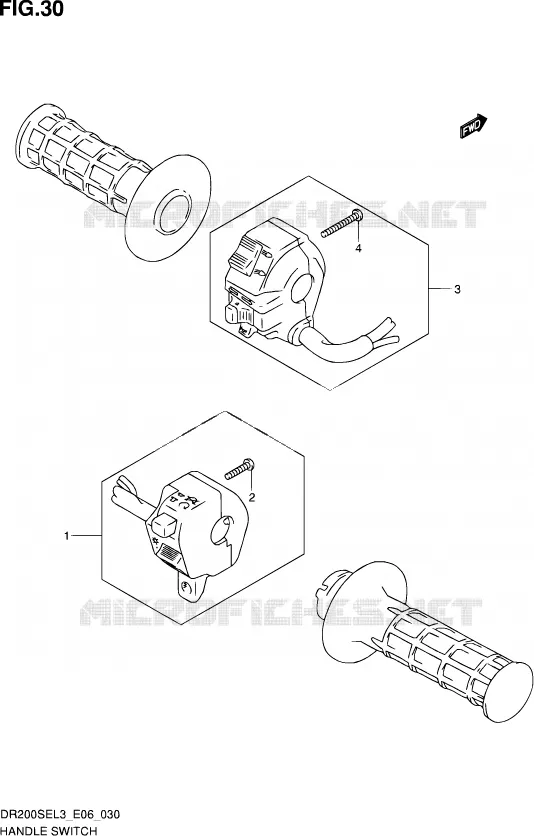 COMMODOS Suzuki MOTO 200 DR 2013  DR200SE L3 (E06)