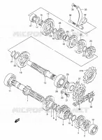 TRANSMISSION pour Suzuki DR 350 1996