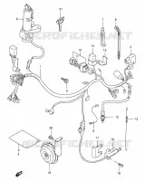 FAISCEAU ELECTRIQUE (MODELE T/V/W/X) pour Suzuki DR 350 1996