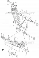 BIELLETTE D'AMORTISSEUR pour Suzuki DR 650 1994