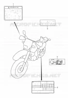 ETIQUETTE pour Suzuki DR 650 2005
