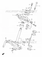 COLONNE DE DIRECTION pour Suzuki DR 650 2005