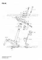COLONNE DE DIRECTION pour Suzuki DR 650 2006