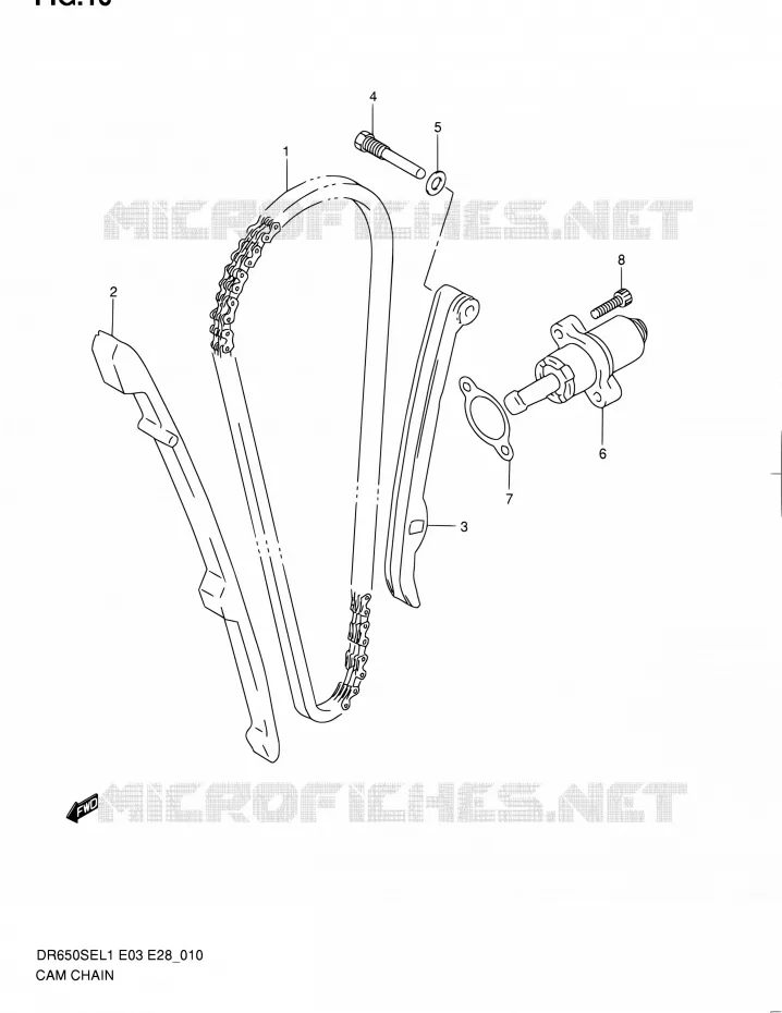 DISTRIBUTION Suzuki MOTO 650 DR 2011  DR650SE L1 (E03,E28,E33)