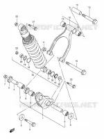 BIELLETTE D'AMORTISSEUR pour Suzuki DR 800 1996