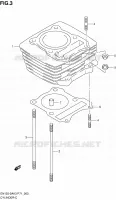 CYLINDRE pour Suzuki EN 125 2008