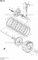 EMBRAYAGE pour Suzuki EN 125 2008