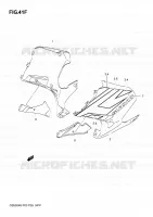 CARENAGES INFERIEUR (FLANCS)  (GS500FK5) pour Suzuki GS-E 500 2003