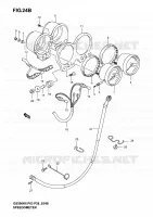 COMPTEUR (GS500FK4/K5/K6) pour Suzuki GS-E 500 2003