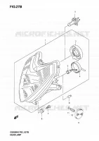PHARE (GS500FK4/K5/K6 P24) pour Suzuki GS-E 500 2003