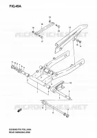 BRAS OSCILLANT ARRIERE (MODELE K4/K5/K6) pour Suzuki GS-E 500 2005