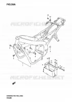 CADRE (MODELE K4/K5/K6) pour Suzuki GS-E 500 2005