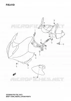 ARAIGNEE AVANT  (GS500FK4/K5/K6) pour Suzuki GS-E 500 2006