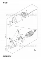 DEMARREUR pour Suzuki GS-F 500 2005